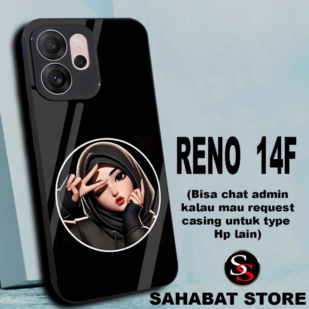HP Glossy softcase RENO 14F & สมาร์ทโฟนทุกประเภท/android-S15-Reno 14F เคสมือถือ-Reno 14f/ปลอกกลิตเตอ