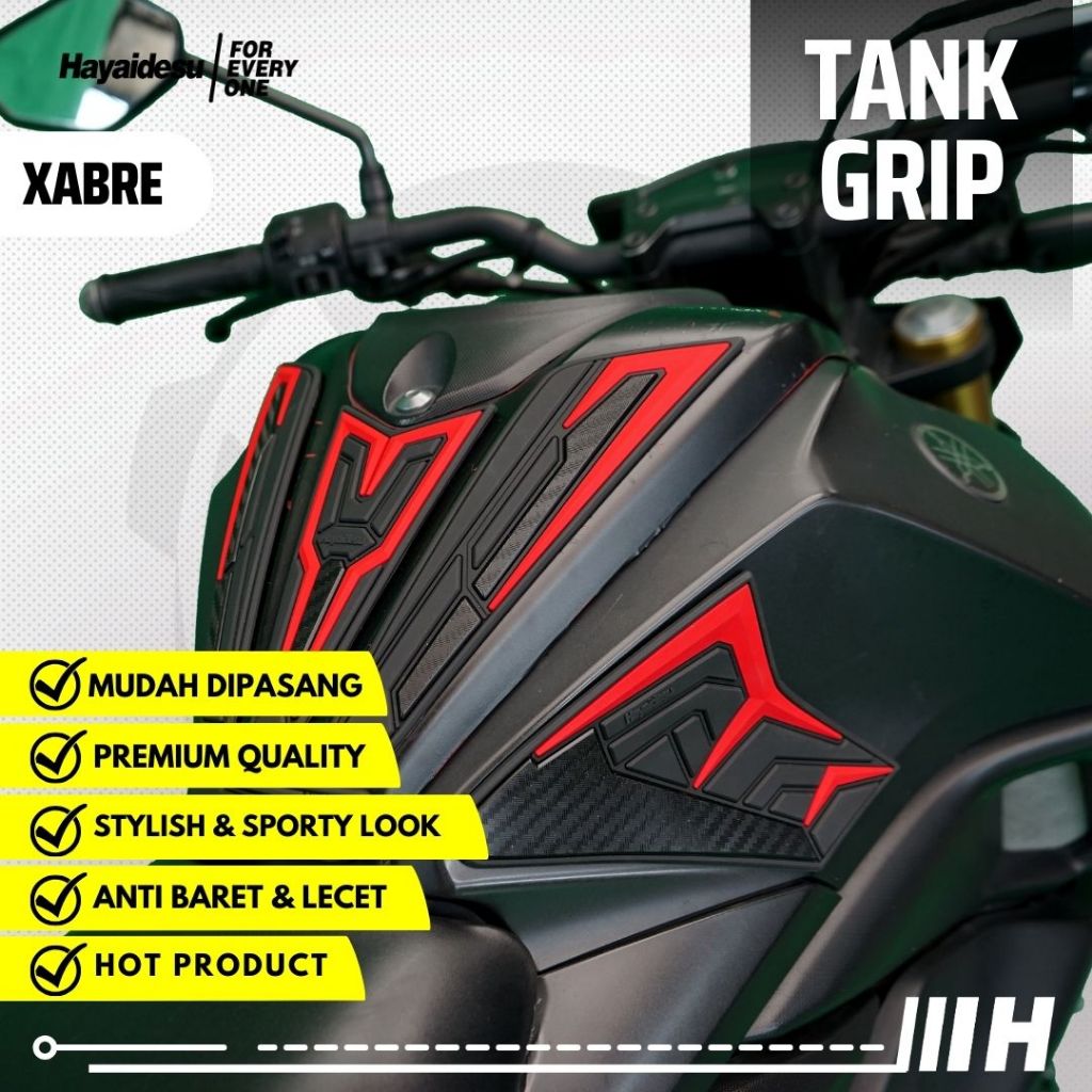 XABRE Body Protector Tank Pad & Tank Grip Cover-HAYAIDESU (ขวาและซ้าย)