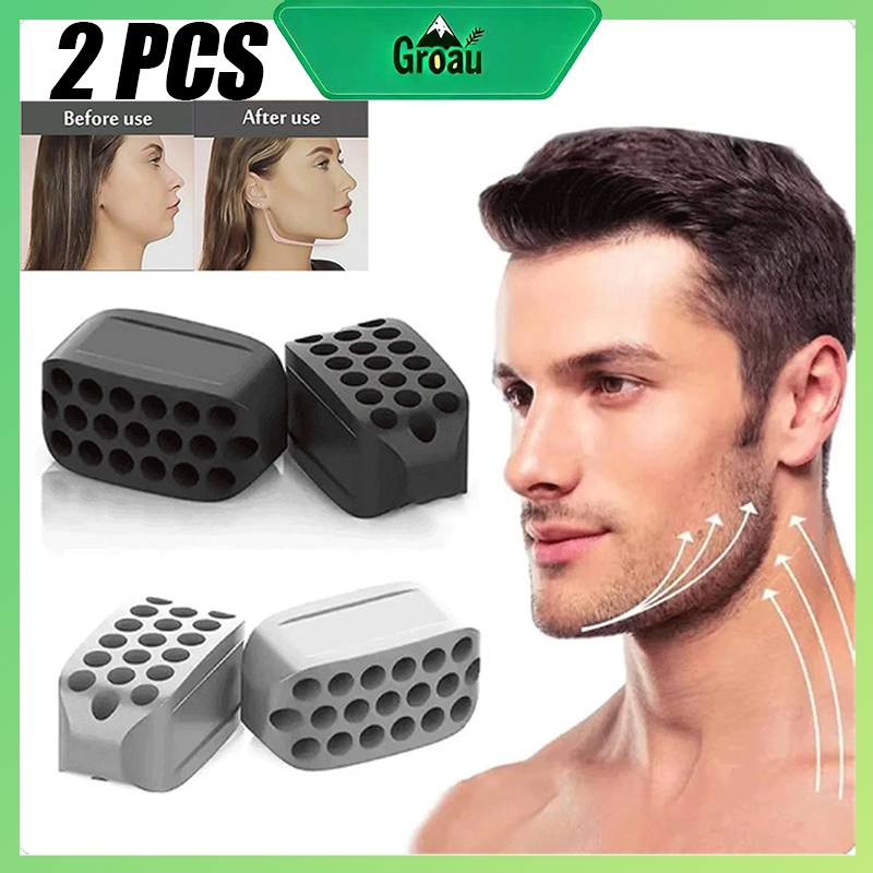 2PCS Jawline Exerciser ซิลิโคน Jawline กล้ามเนื้อการออกกําลังกาย Jawline Jawline Jawline เครื่องมืออ