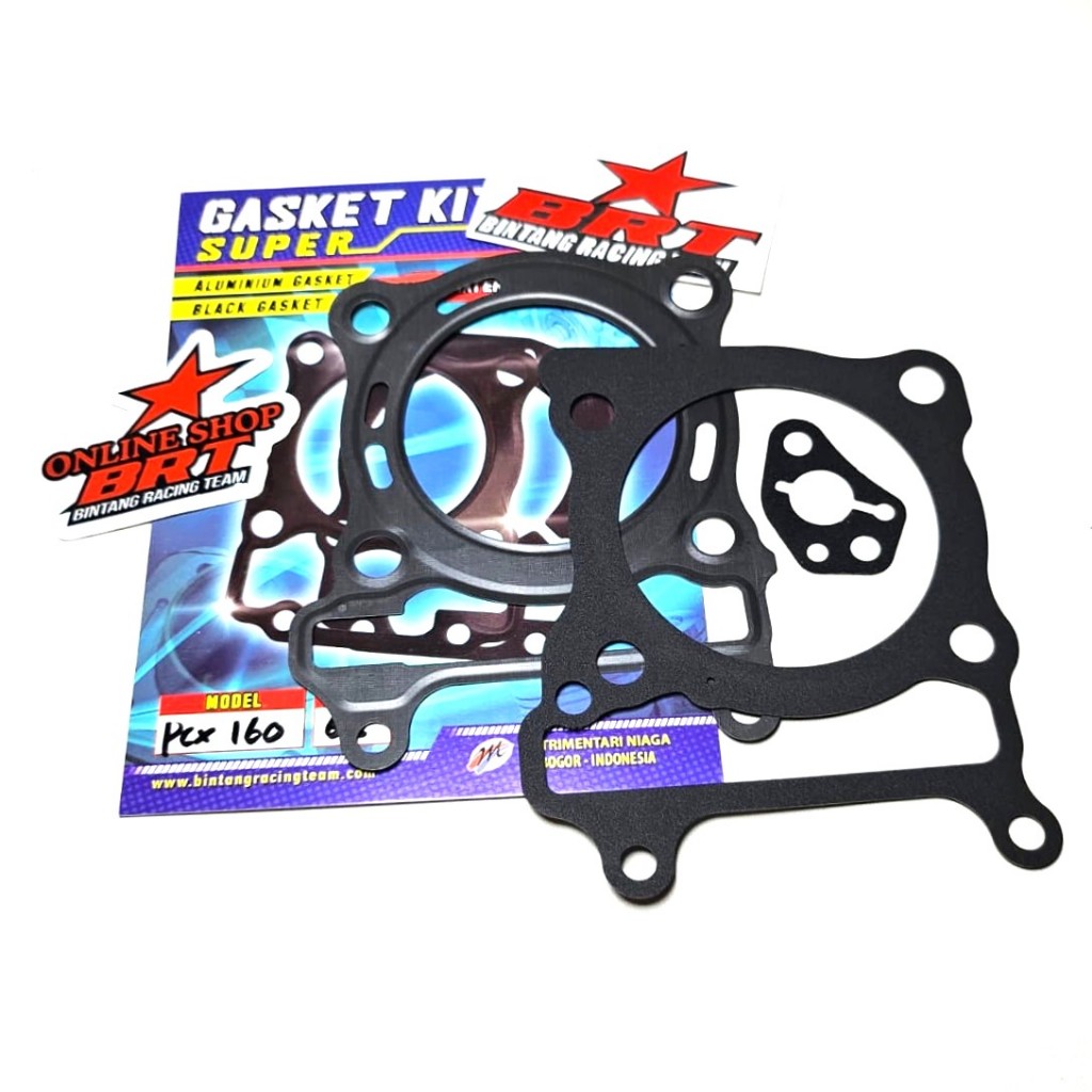 BRT GASKET HEAD BLOCK GASKET VARIO 160 PCX 160 ADV 160 62 มม. 62 มม. TOP และ BOTTOM PACKING BRT VARI