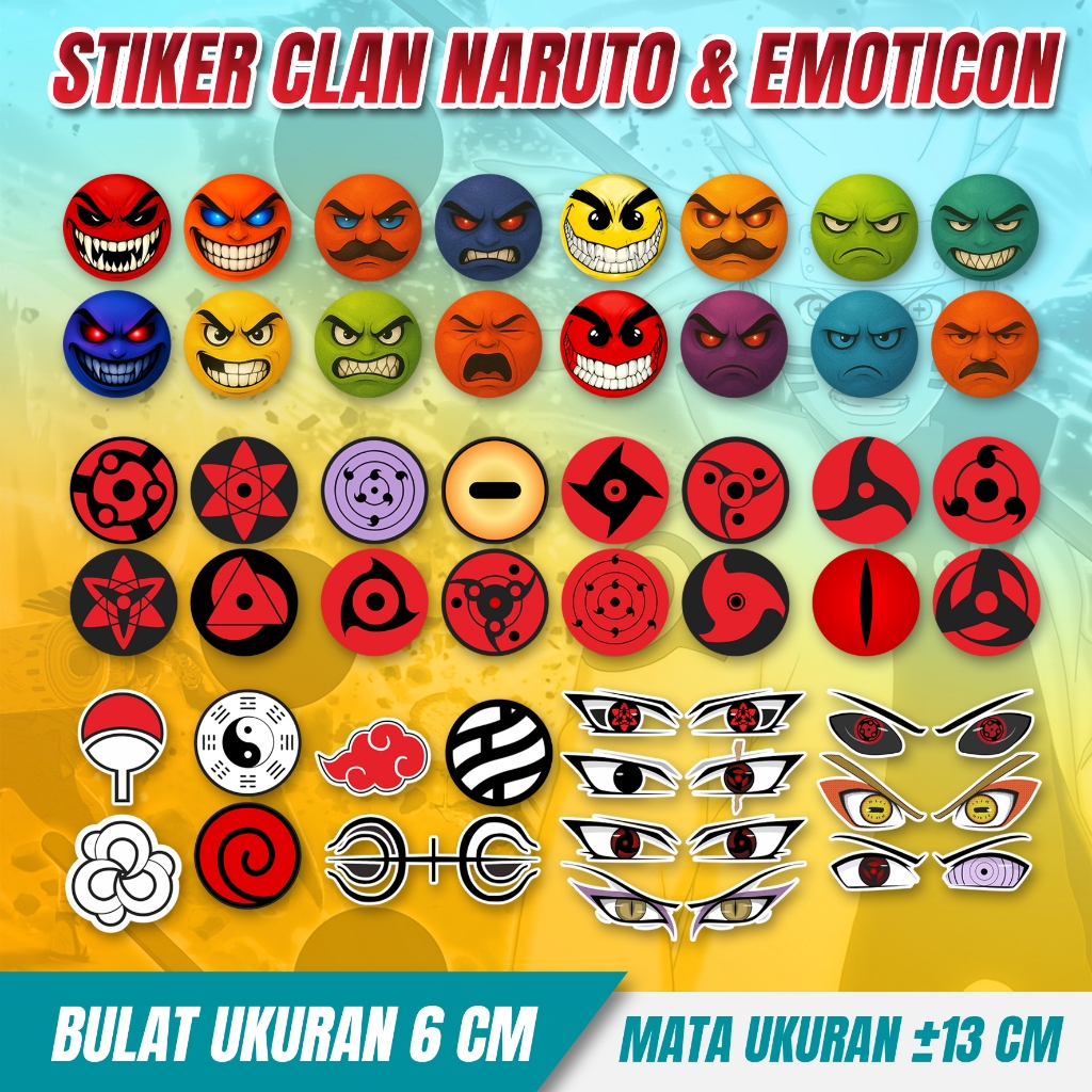 สติ๊กเกอร์ NARUTO & EMOTICON CLAN