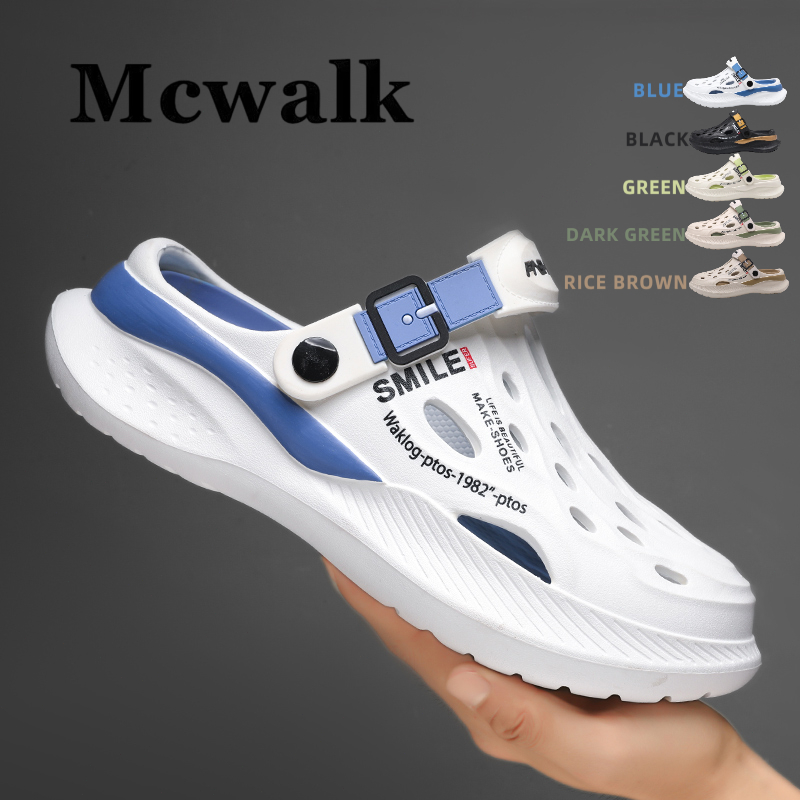 MCWALK Crocs ทนทาน | EVA Solid Anti-Wear | สําหรับกิจกรรมในชีวิตประจําวัน