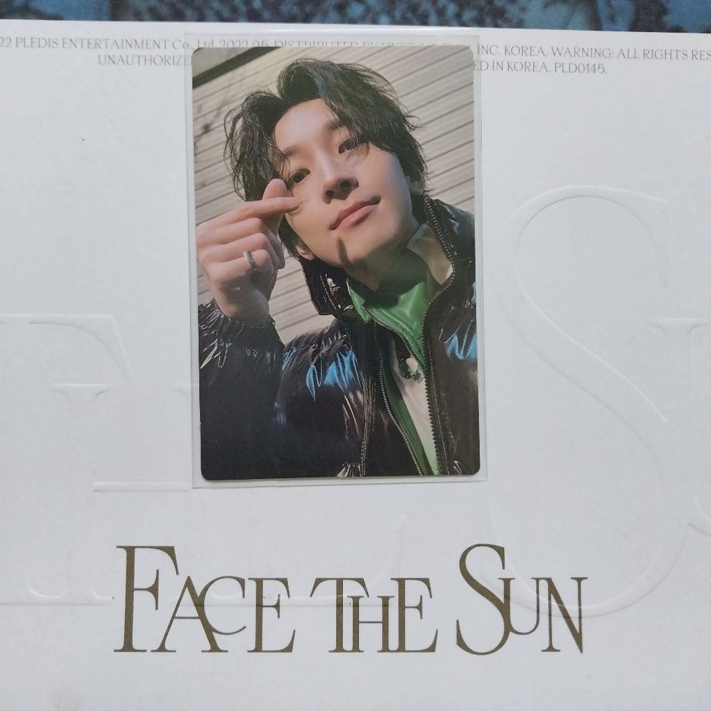 ชุดสมาชิก Wonwoo lalali chanting seventeen photocard