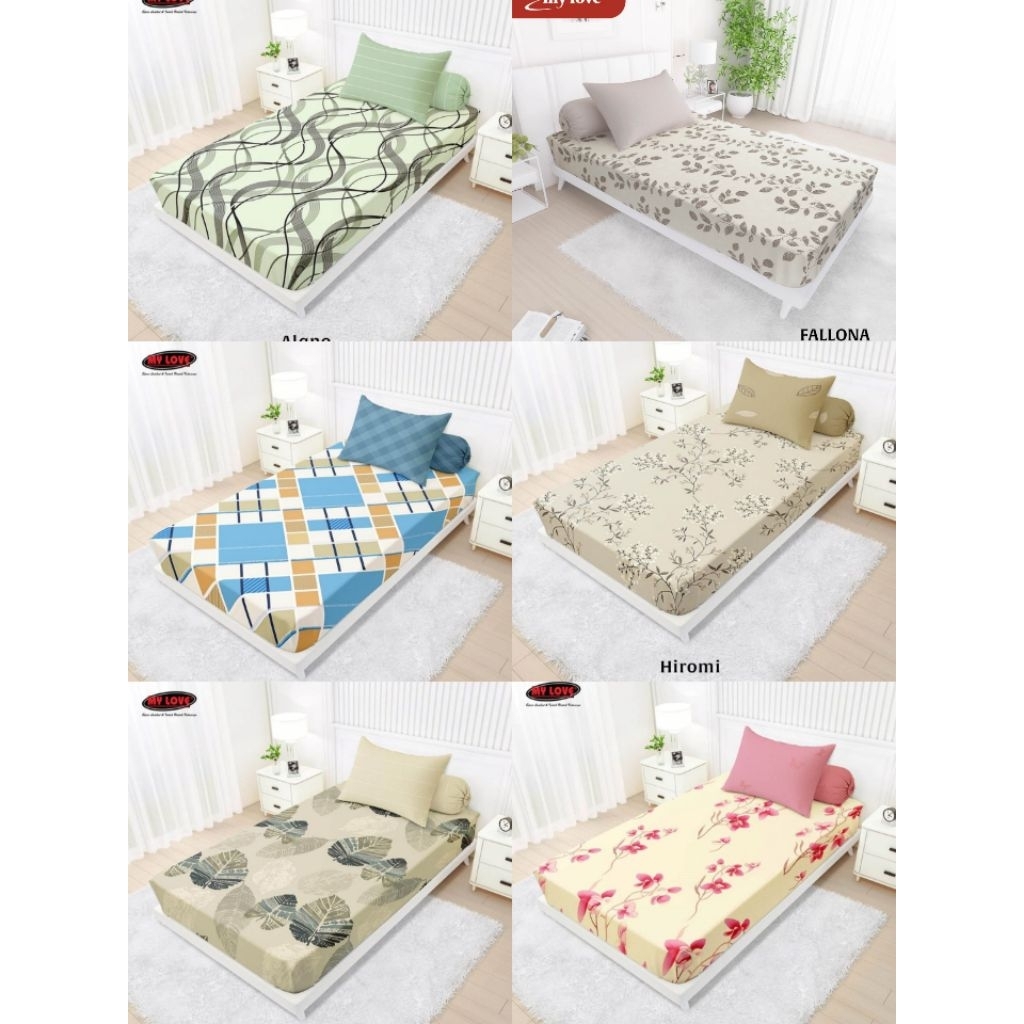 ใหม่ทั้งหมด MY LOVE SINGLE BED SHEET 120X200 / MYLOVE BED SHEET 120