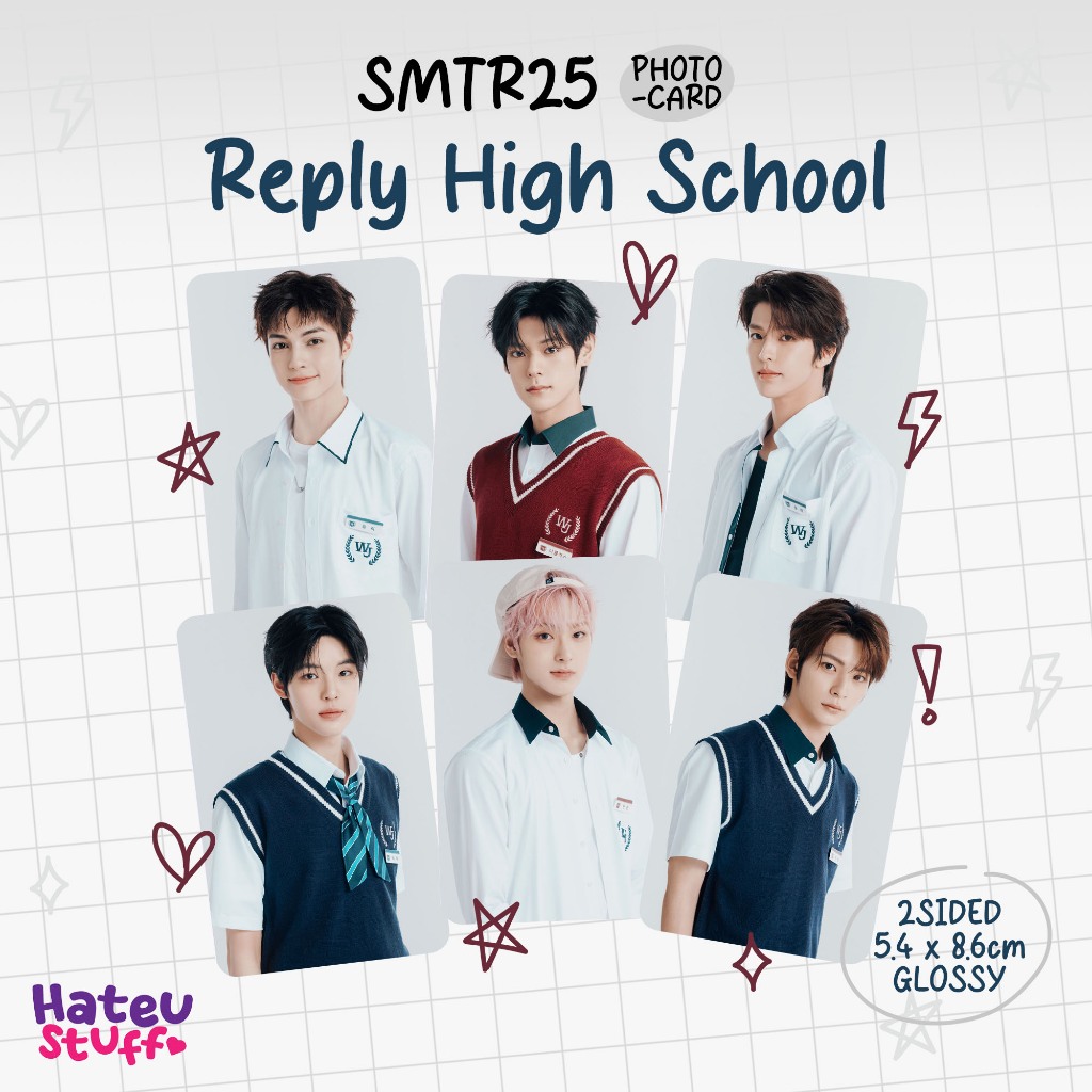 SMTR25 Photocard Unofficial Reply High School