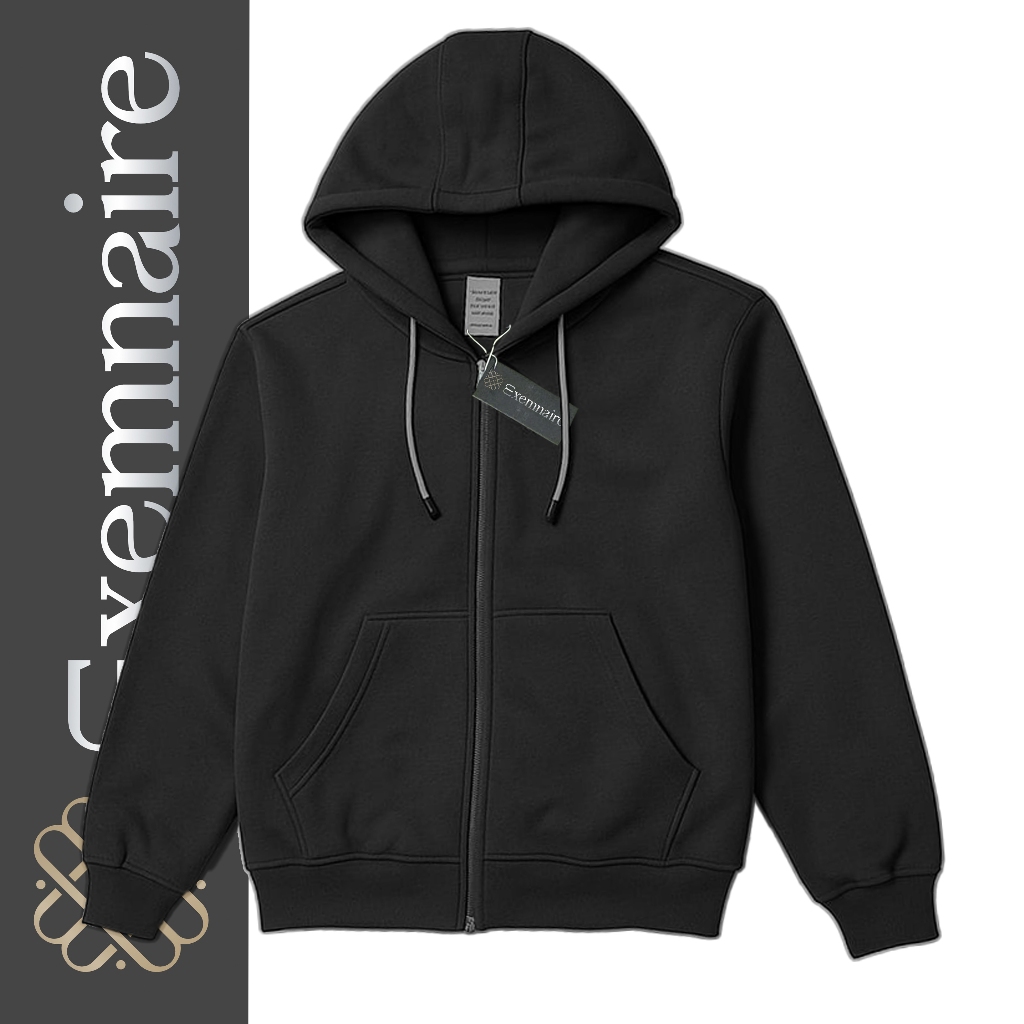 MENS & WOMENS HOODIE SWETER / ZIPPER HOODIE / MENS ZIPPER HOODIE DISTRO BLACK