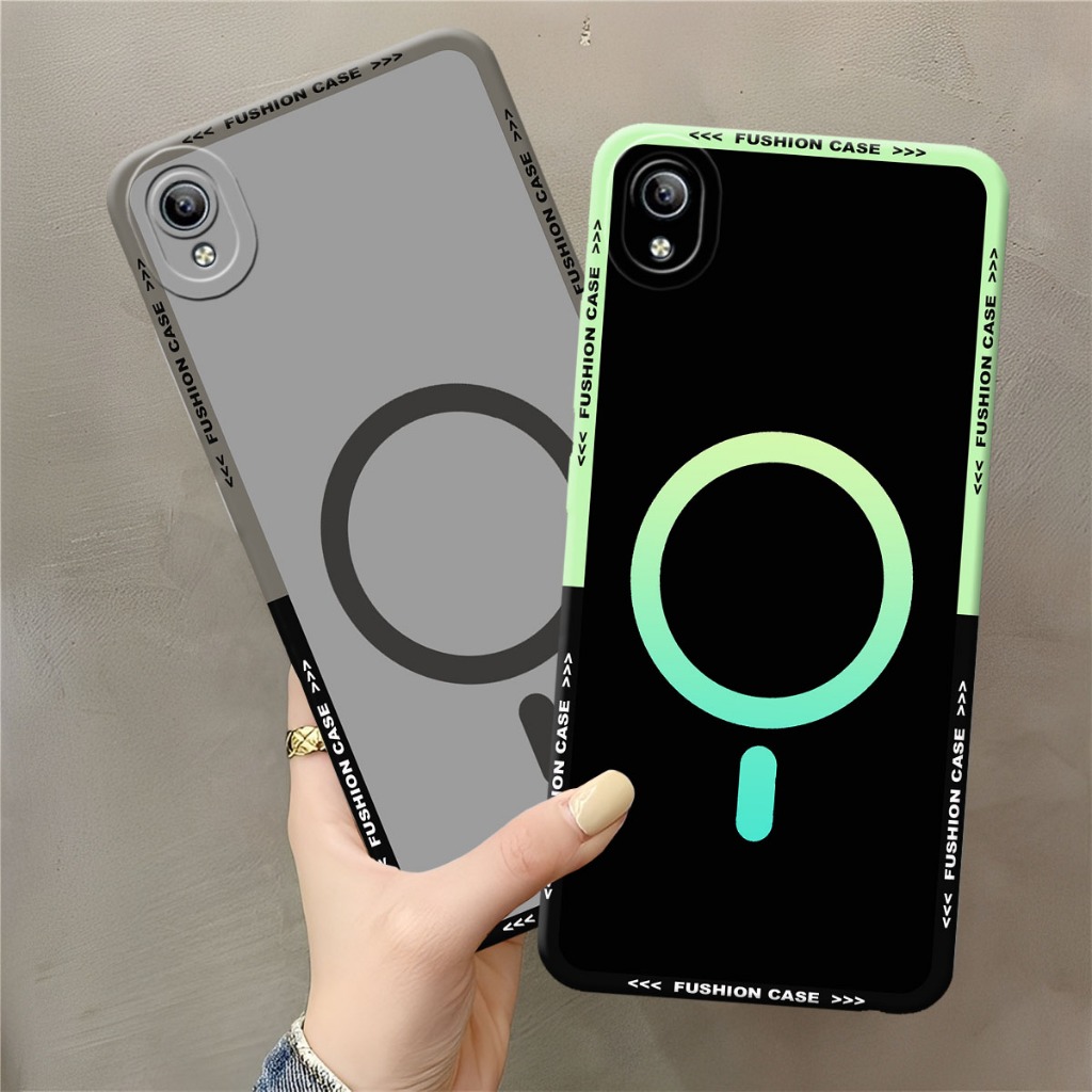 (FA-01) VIVO Y91C - Y1S - Y91 - Y95 - Y93 Softcase Procamera Silicon Case with full Silicon striped 