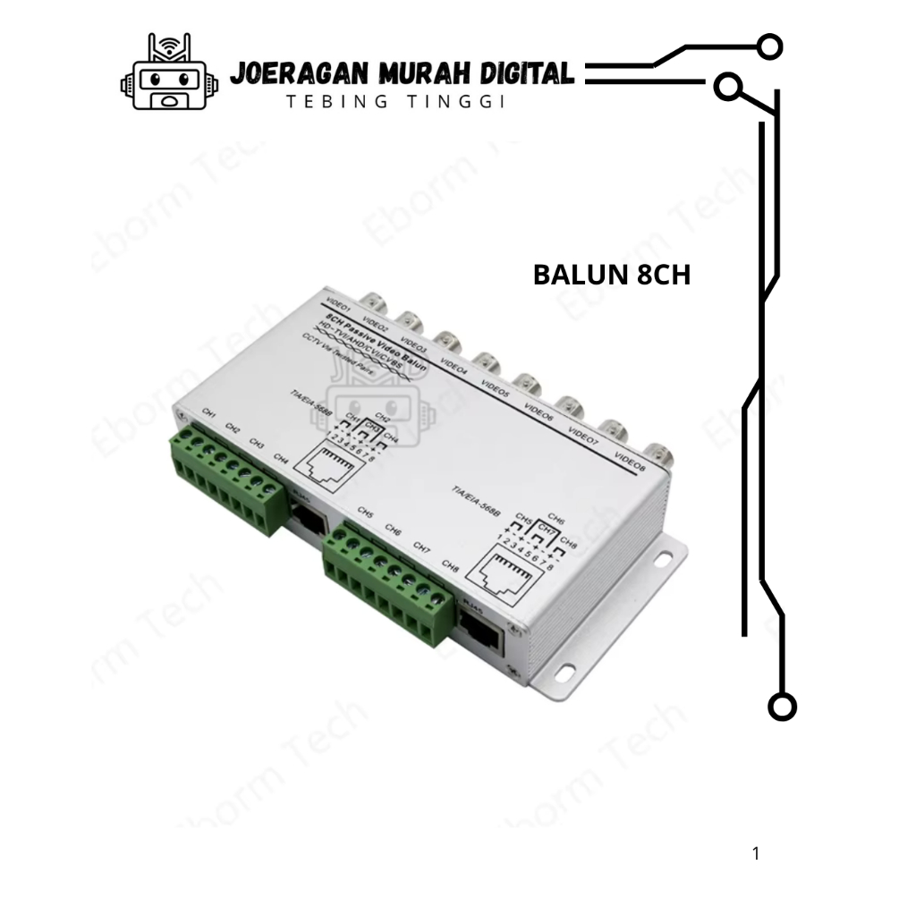 8CH 5MP Passive Support AHD/HDCVI/HDTVI