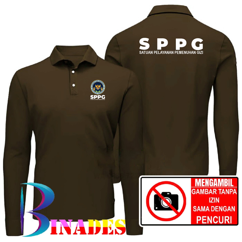 ขายเสื้อยืดคอปก SPPG - INDIVIDUAL OF NUTRITIONAL SERVICES - BGN - NUTRITIONAL BODY, DTF SCREEN PRINT