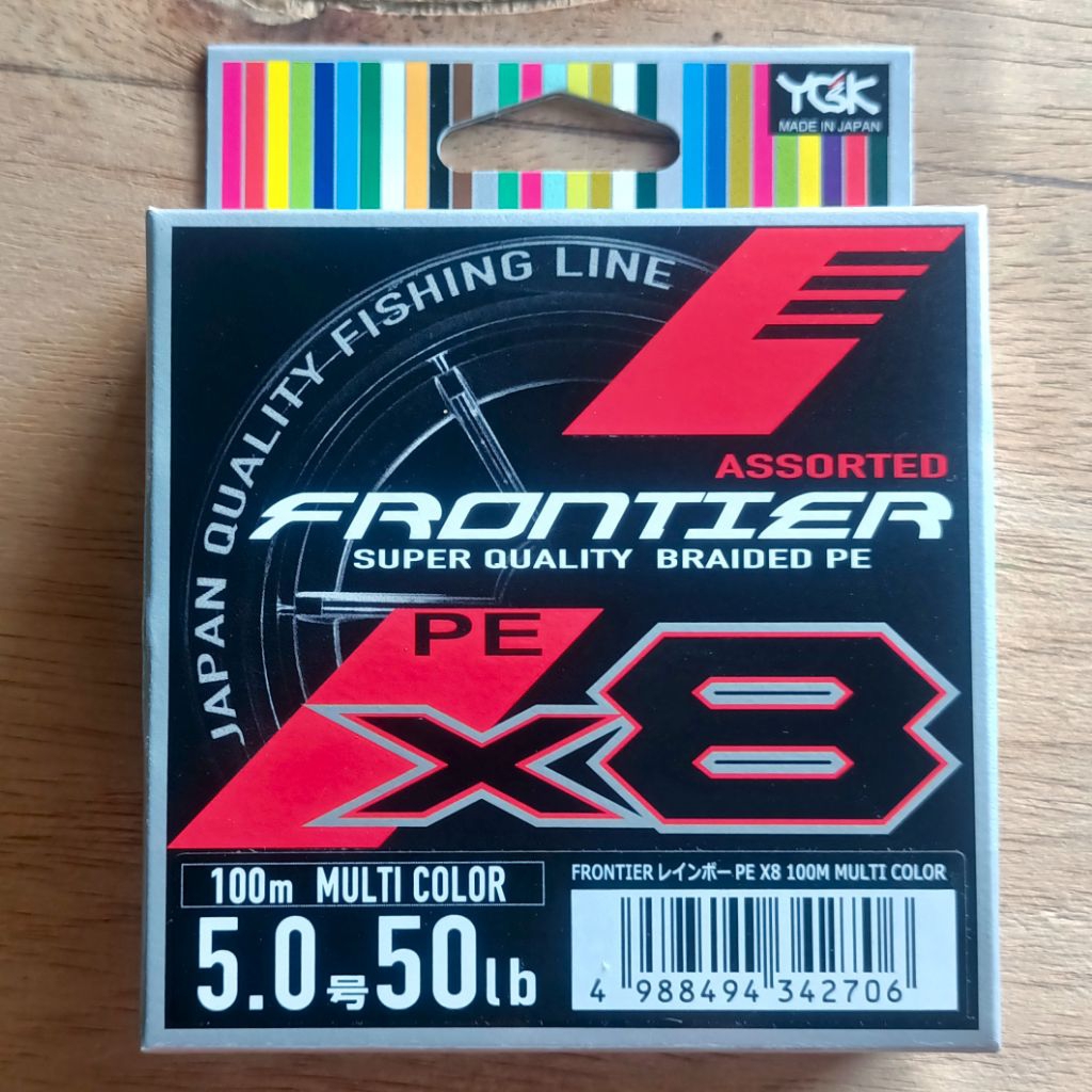 YGK frontier x8 สาย PE 100 เมตร