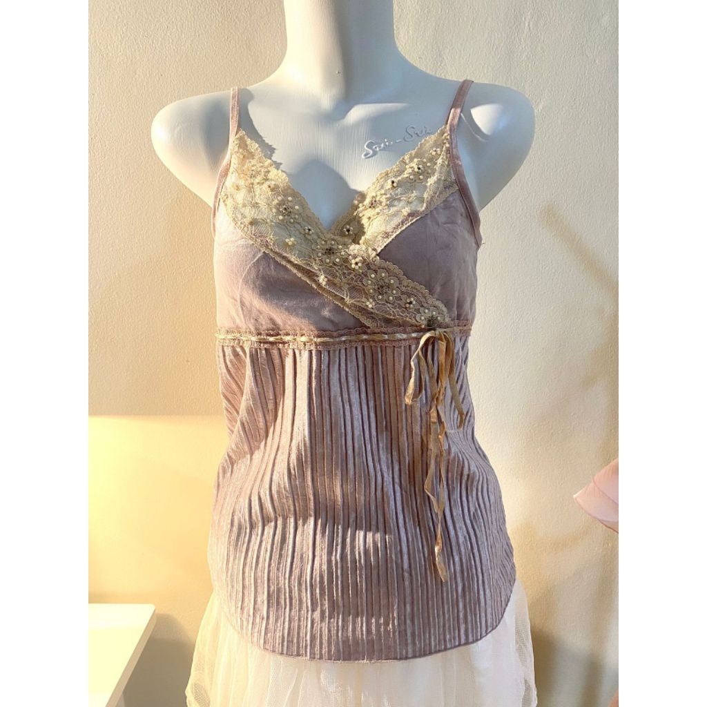 เสื้อกล้าม kudan axes femme vintage y2k fairy core