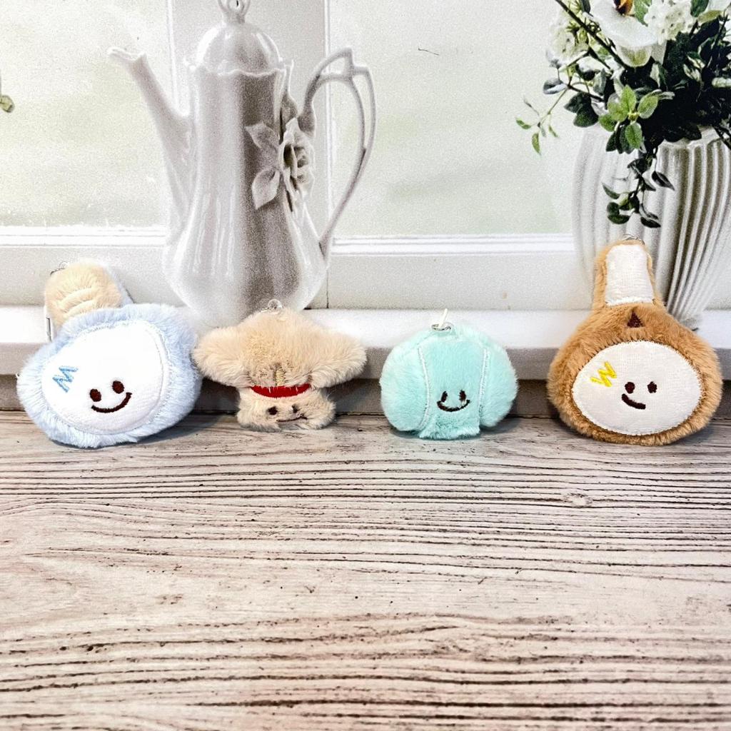 GANTUNGAN GK-2046 BADMINTON PADEL DOLL BAG KEYCHAIN / AVAILABLE IN 4 CUTE FUR CHARACTER MOTIFS