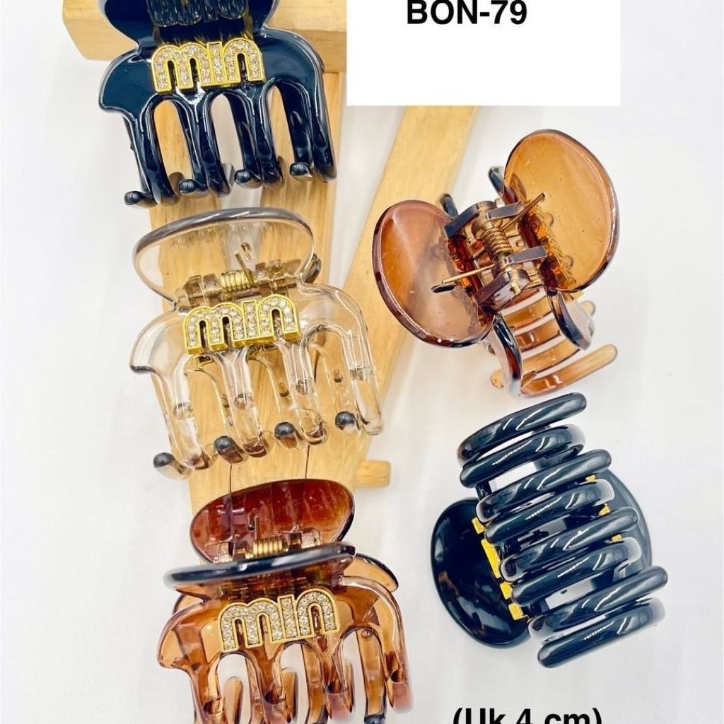 Glossy Salon กิ๊บติดผม Octopus Jedai Square Claw เกาหลี 4 ซม. (BON-79)