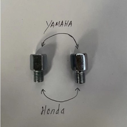 Yamaha / H0nda นําเข้าอะแดปเตอร์เชื่อมต่อเกลียวกระจก ราคาต่อชิ้น