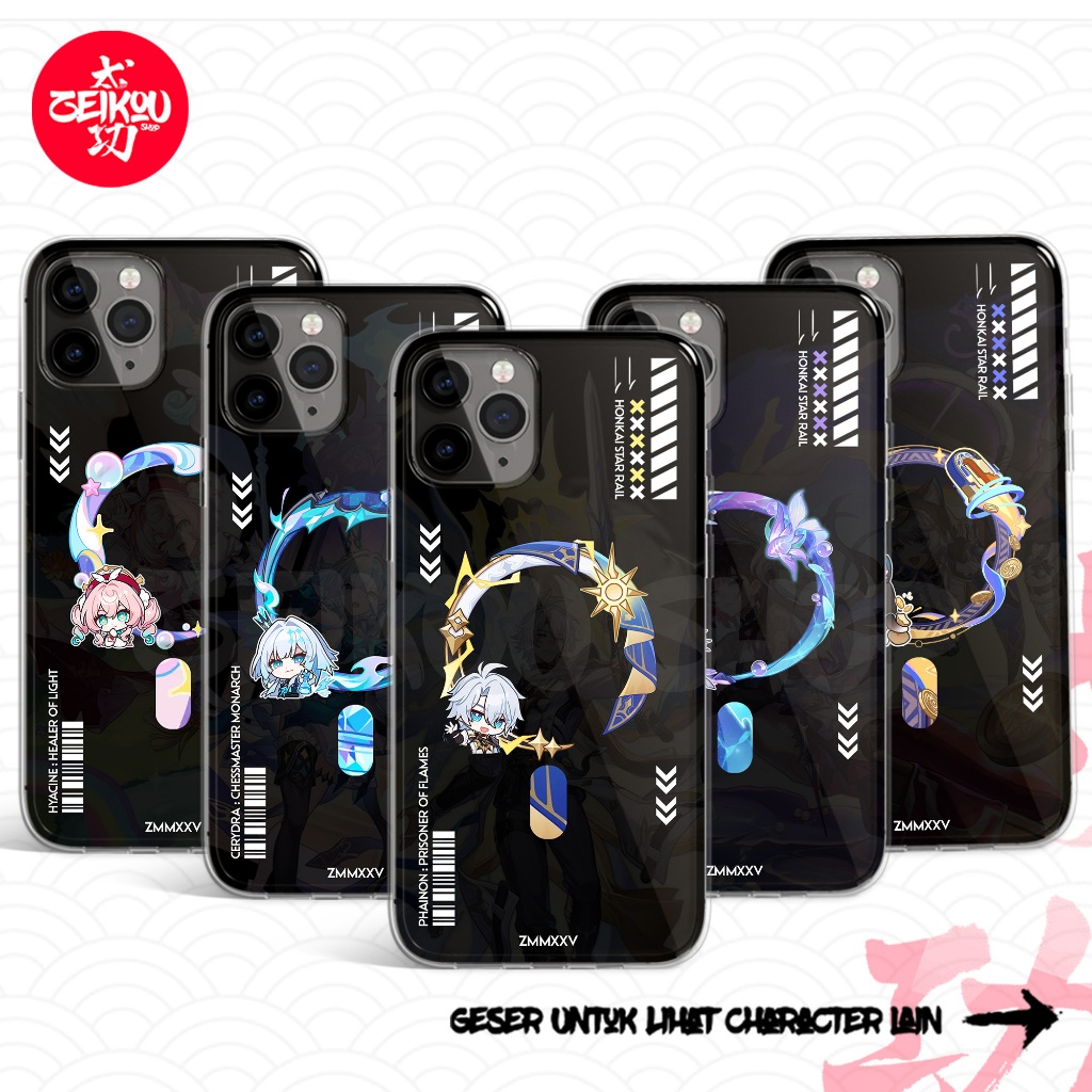 Premium Case Honkai Star Rail - 5 Star Character Avatar Frame All Type of HP Cerydra Hysilens Painon