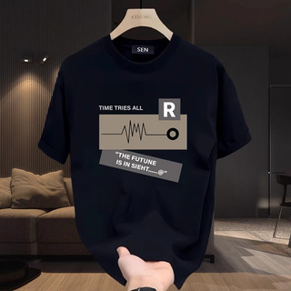 Kaos Oversize Pria | Atasan Santai Pria Lengan Pendek | Kaos Pria Kekinian Desain Asli 100% Original | Kaos Pria Tebal Premium | Kaos Polos Pria | Kaos Pria Motif Teks Inggris Fashion Street Style