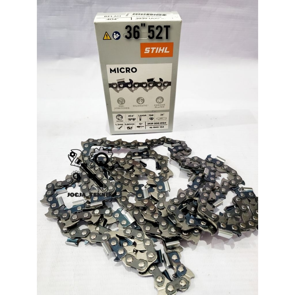Stihl 36" 52T MS 070 / 720 Original Stihl Chainsaw Chain / Stihl 36 นิ้ว MS 0720/720 Chainsaw ไม้แยก