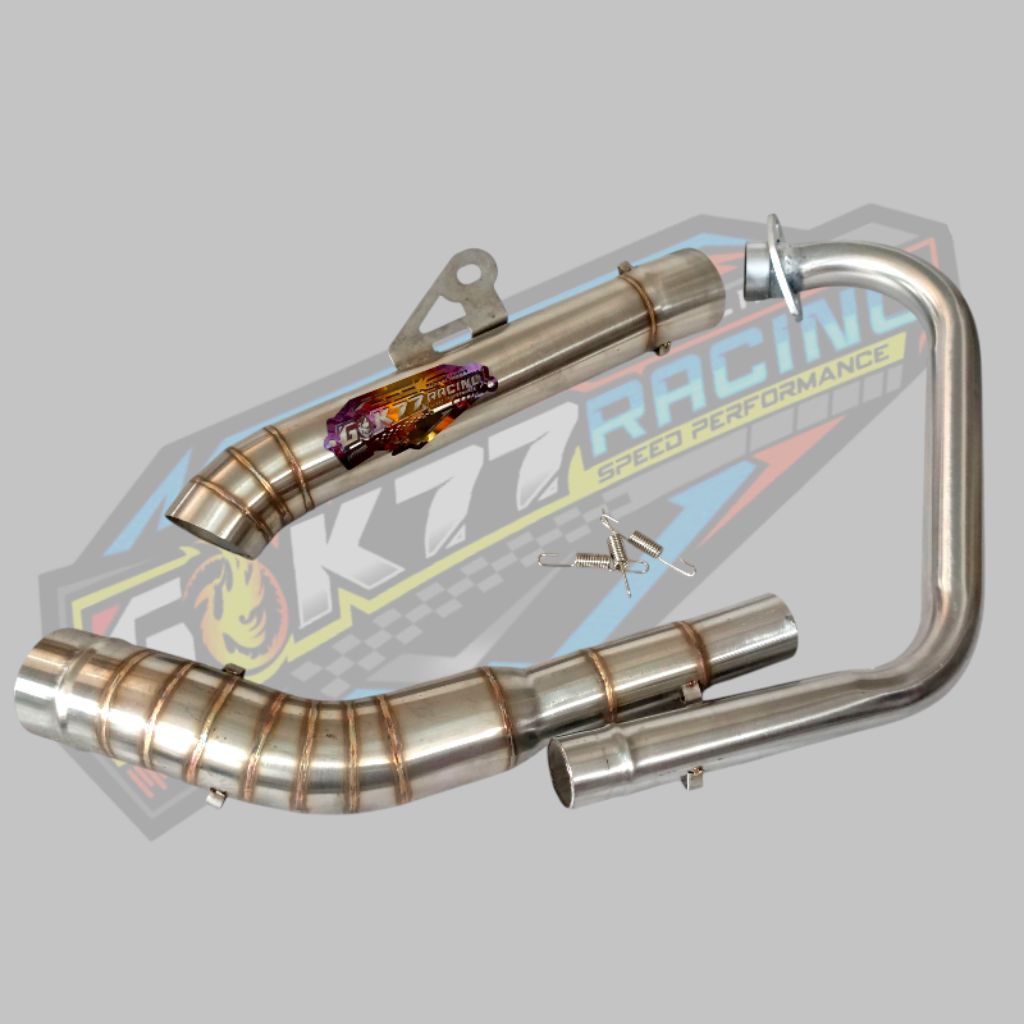 1 ชุดข้อศอก Gaok77 ท่อสแตนเลสเข้า 51 มม.ท่อไอเสียท่อไอเสียเปิด tmx 125 155 tmx 150 pinoy 125 150 mot