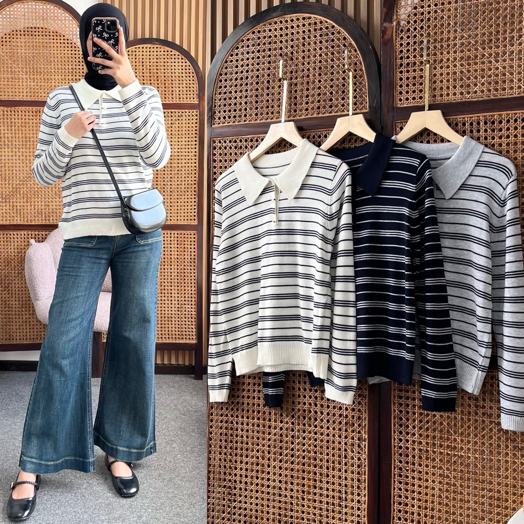 บูติกน้อย MISHA KNIT SWEATSHIRT