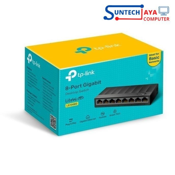 Gigabit LS1008G TP-LINK 8 พอร์ต Desktop Switch HUB TPLINK LS-1008G