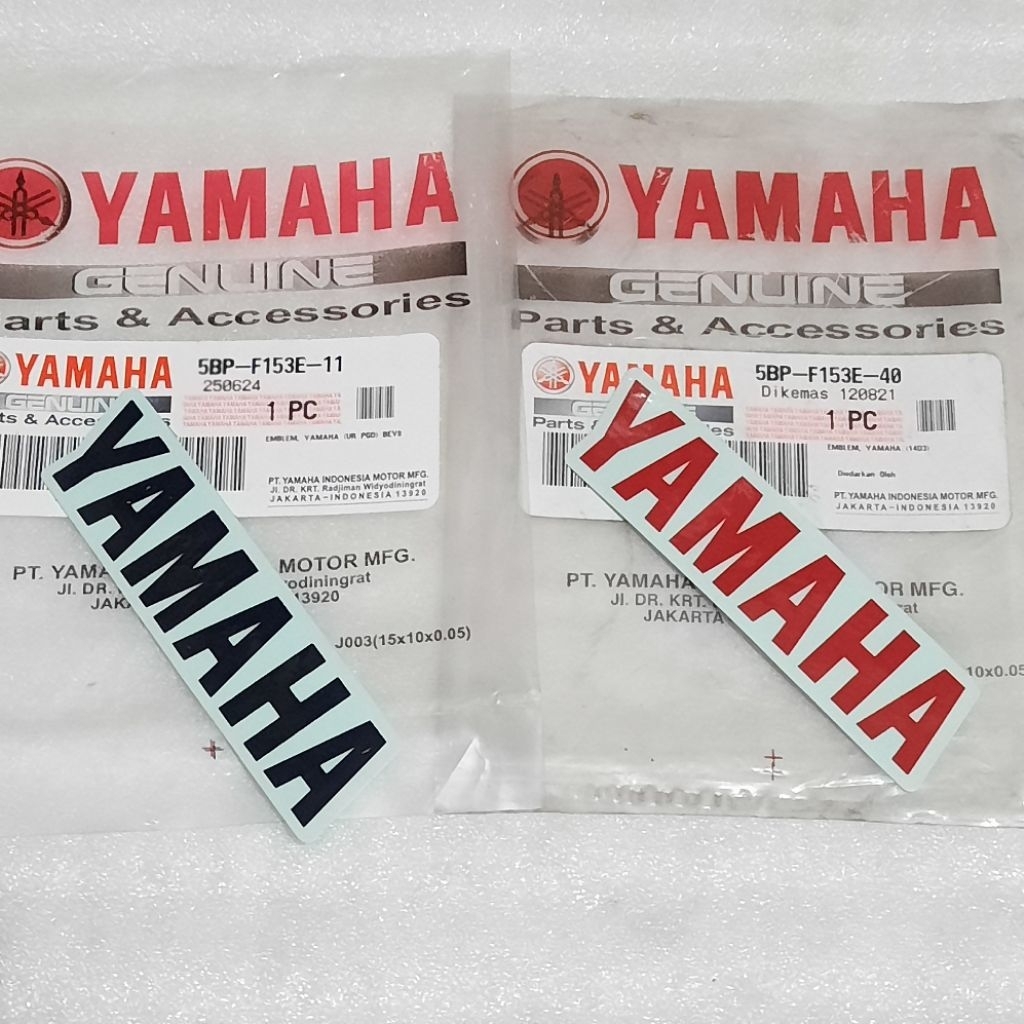 YAMAHA FRONT SHIELD สติ๊กเกอร์ EMBLEM MIO SOUL ORIGINAL YAMAHA 5BP-F153E
