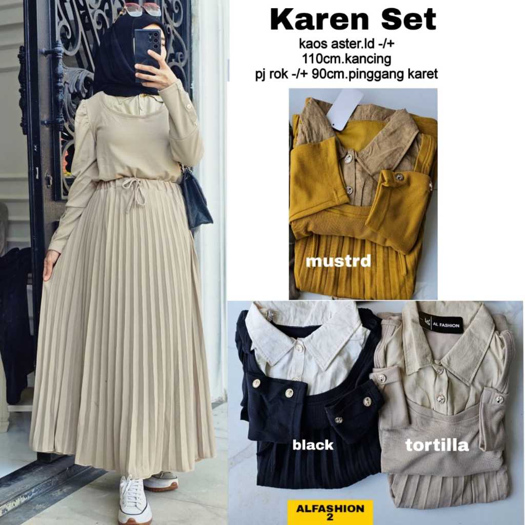 HQ KAREN SET เสื้อผ้าผู้หญิงจาก ALFASHION STORE