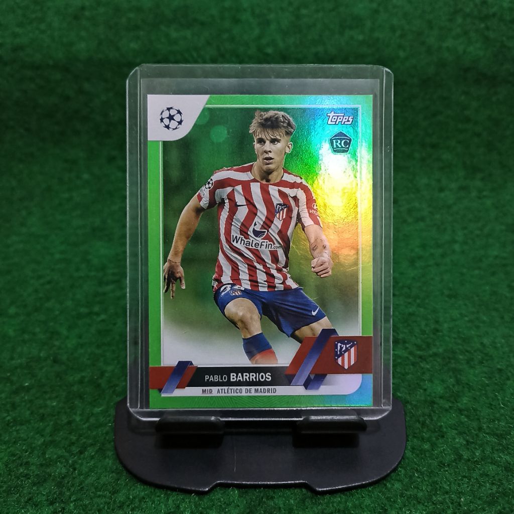 PABLO BARRIOS RC 157/199 ATHLETEICO MADRID ROOKIE TOPPS UEFA FOOTBALL CARD 22/23