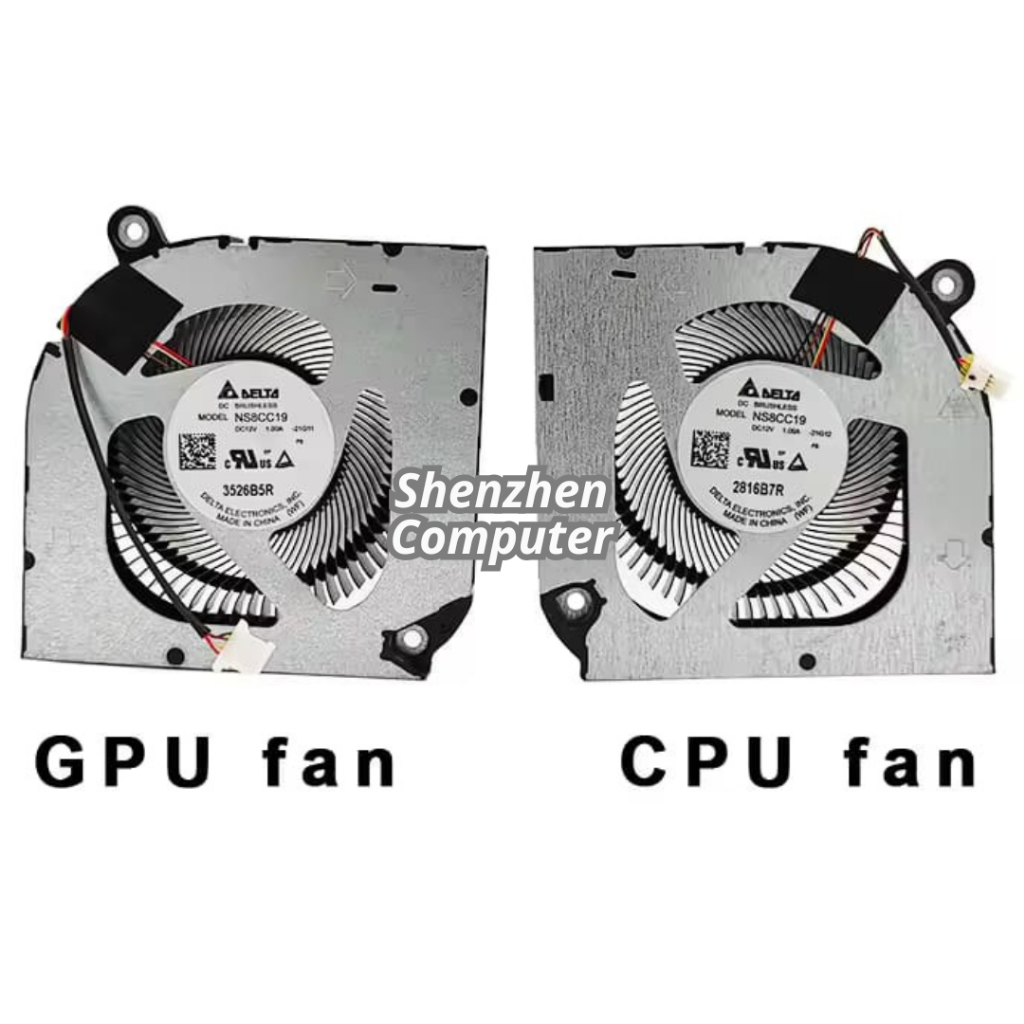 CPU GPU Fan Cooler หม้อน้ํา Acer Nitro 16 AN16-51 ระบายความร้อนภายในของแท้ใหม่