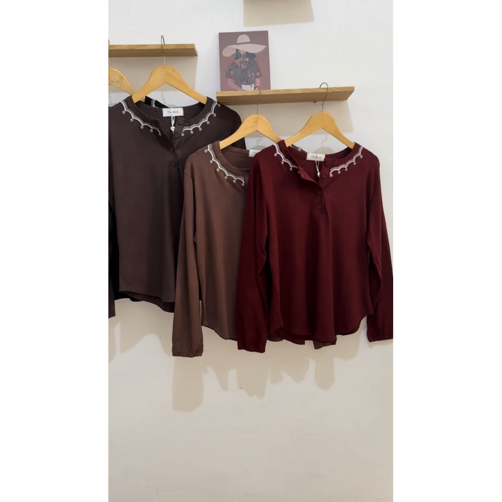 SL363 | เสื้อยืด LONG-SLEEVED จาก RICH IMPORT BANGKOK | เสื้อยืดแขนยาวผู้หญิง | เสื้อยืด BANGKOK