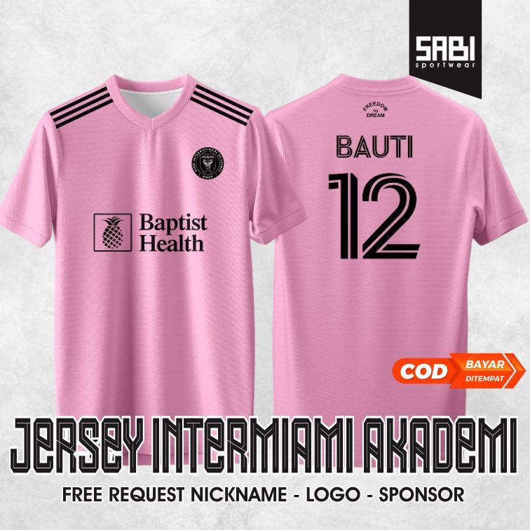 INTER MIAMI 2025 PINK JERSEY FREE REQUEST NAME