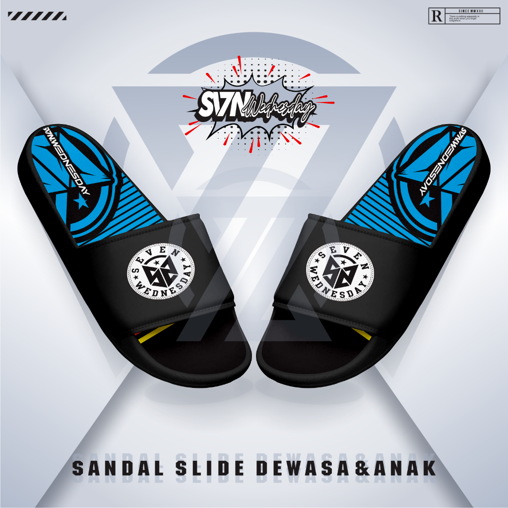 MZ-0138P รองเท้าแตะ Slop พิมพ์ลายสําหรับผู้ใหญ่ UK 36-44 และเด็ก 26-35 รองเท้าแตะกันลื่นสําหรับผู้ชา