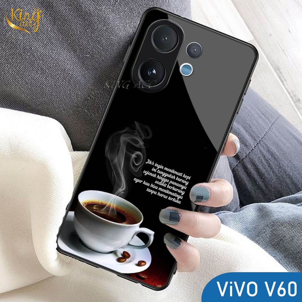 HP Glossy Glass Softcase สําหรับ Vivo V60 2025 - Vivo Vivo V60 2025 เคสโทรศัพท์ - เคสป้องกันโทรศัพท์
