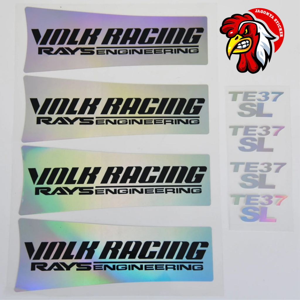 Volk Racing TE37 สติ๊กเกอร์ขอบ 15/16/17/18 นิ้ว