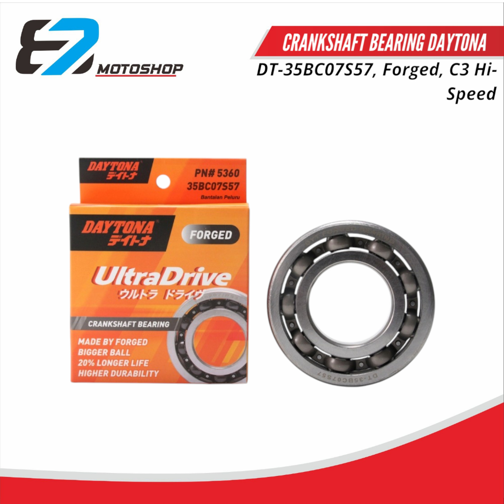 CODE 5360 แบริ่งเพลาข้อเหวี่ยง DT-35BC07S57 ปลอม C3 Hi-Speed
