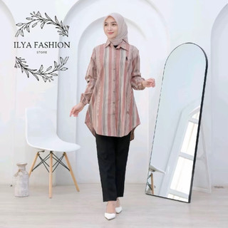 AULIA TUNIK bahan katun haruka motif elegan//tunik motif wanita terbaru//atasan wanita kekinian
