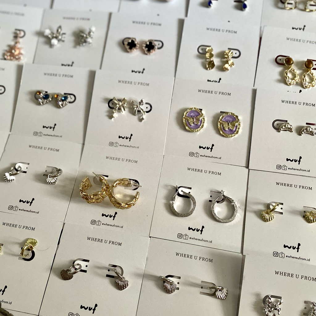 U จากไหน - FASHION EARRINGS - EARRINGS ผู้หญิงกันน้ําป้องกันสนิม