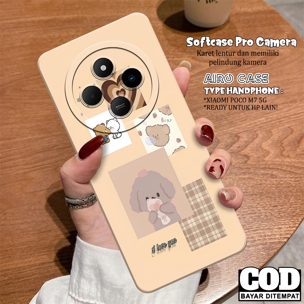 เคส XIAOMI POCO M7 5G 2025 - เคส XIAOMI POCO M7 5G 2025 Softcase - เคสแฟชั่นการ์ตูน - เคส XIAOMI POC