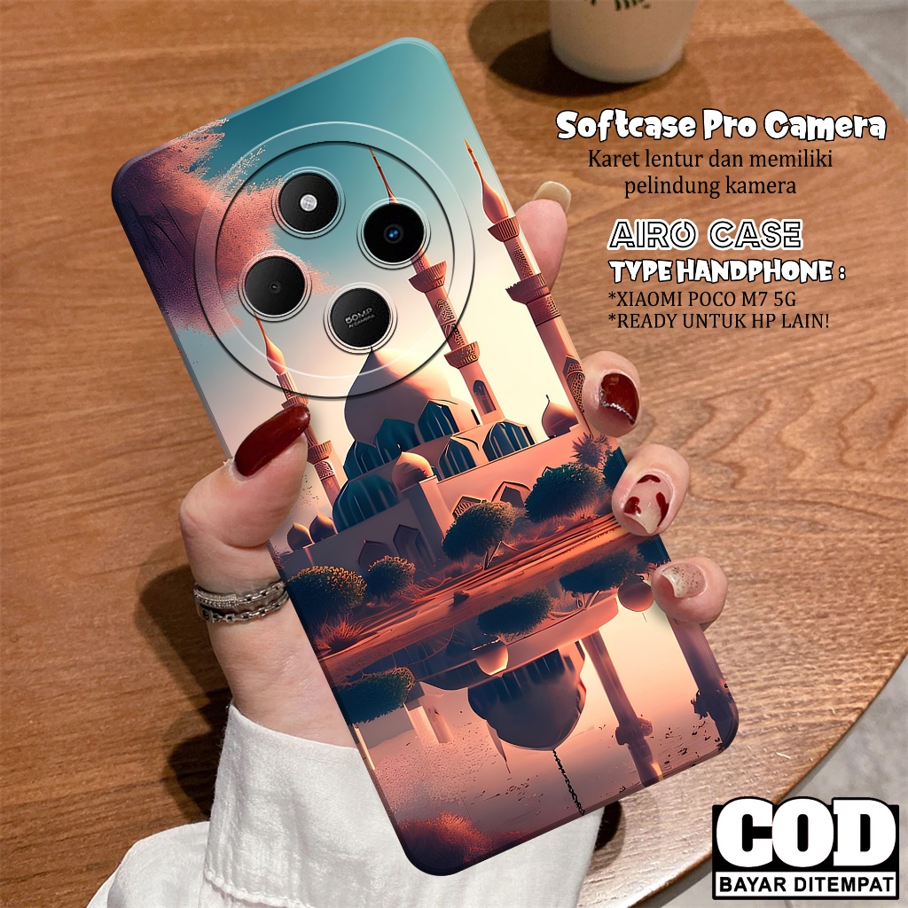 เคส XIAOMI POCO M7 5G 2025 - เคส XIAOMI POCO M7 5G 2025 Softcase - เคสแฟชั่น MOSQUE - เคส XIAOMI POC