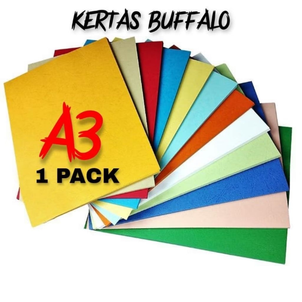 BUFFALO PAPER A3 BUTTERFLY A3 Binding Cover Paper A3 Binding Cover A3 Jilit Paper