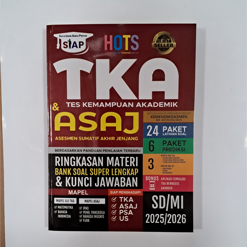 TKA SD / MI Book 2025 - 2026 คําถามที่สมบูรณ์เป็นพิเศษ