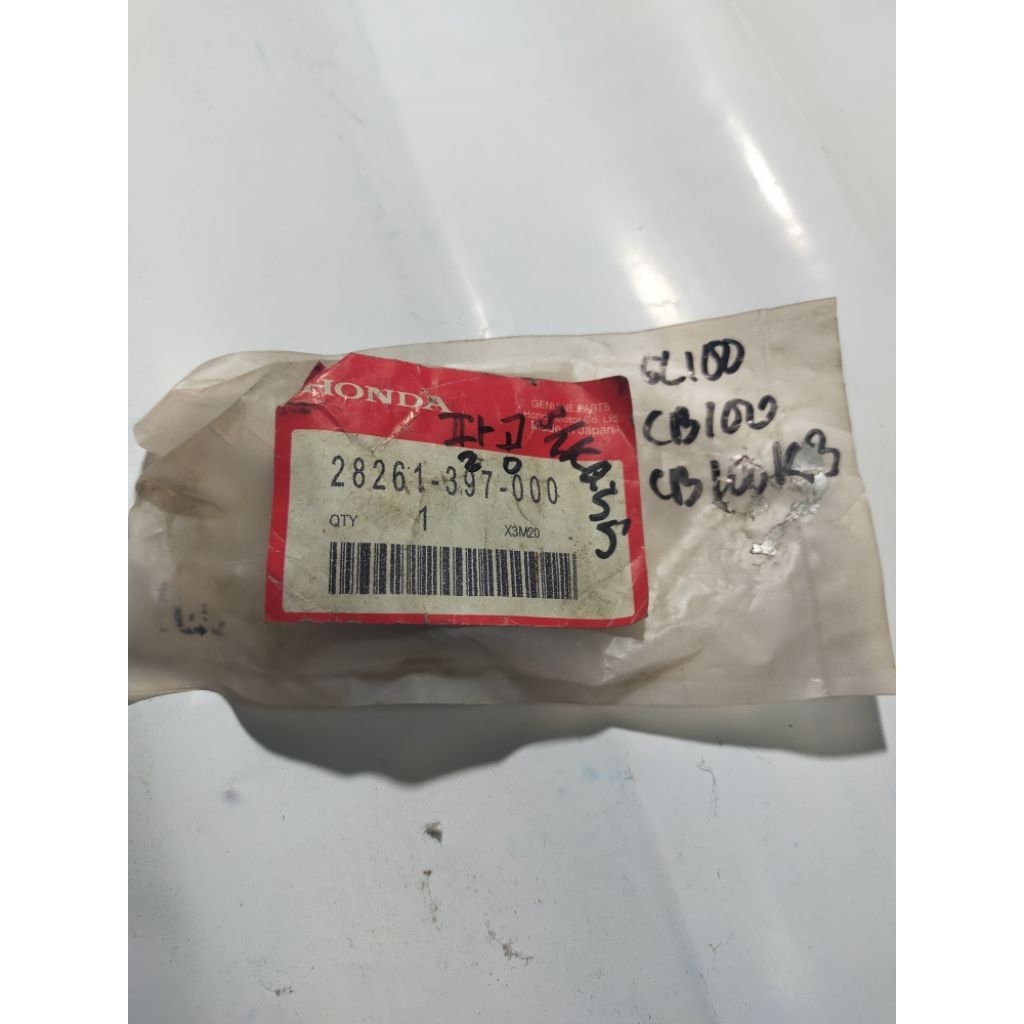 สปริงเพลาข้อเหวี่ยงสตาร์ทสตาร์ทเท้า Honda GL 100 gl100 CB 100 cb100 cb100k3 CB 100 K3 ของแท้จากญี่ปุ