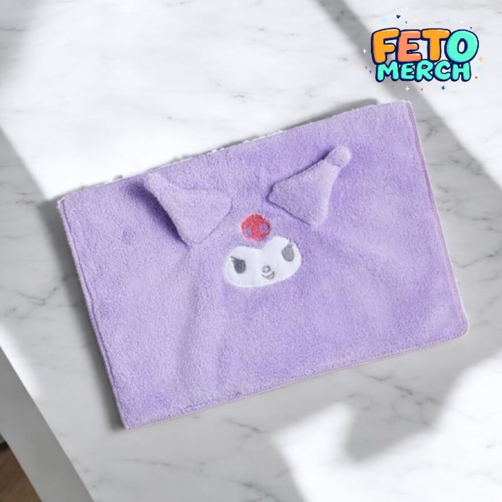 MINISO SANRIO KUROMI FACE TOWEL KUROMI FACE TOWEL