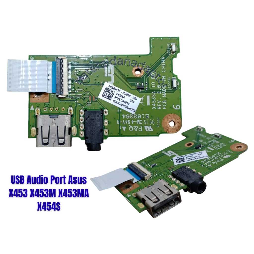 USB AUDIO PORT แล็ปท็อป ASUS X453 X453M X453MA X453S P453M ต้นฉบับ