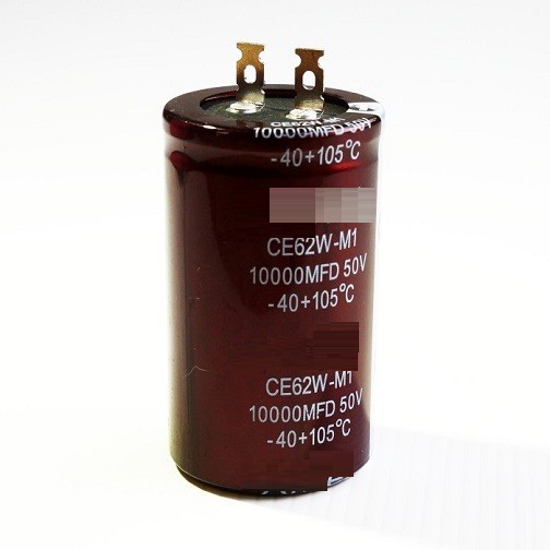 Elco Power 10,000uf 50V / Elco 50v 10000uf RUBYCON Connx Elco 10000uf 50V 10000UF 50 โวลต์