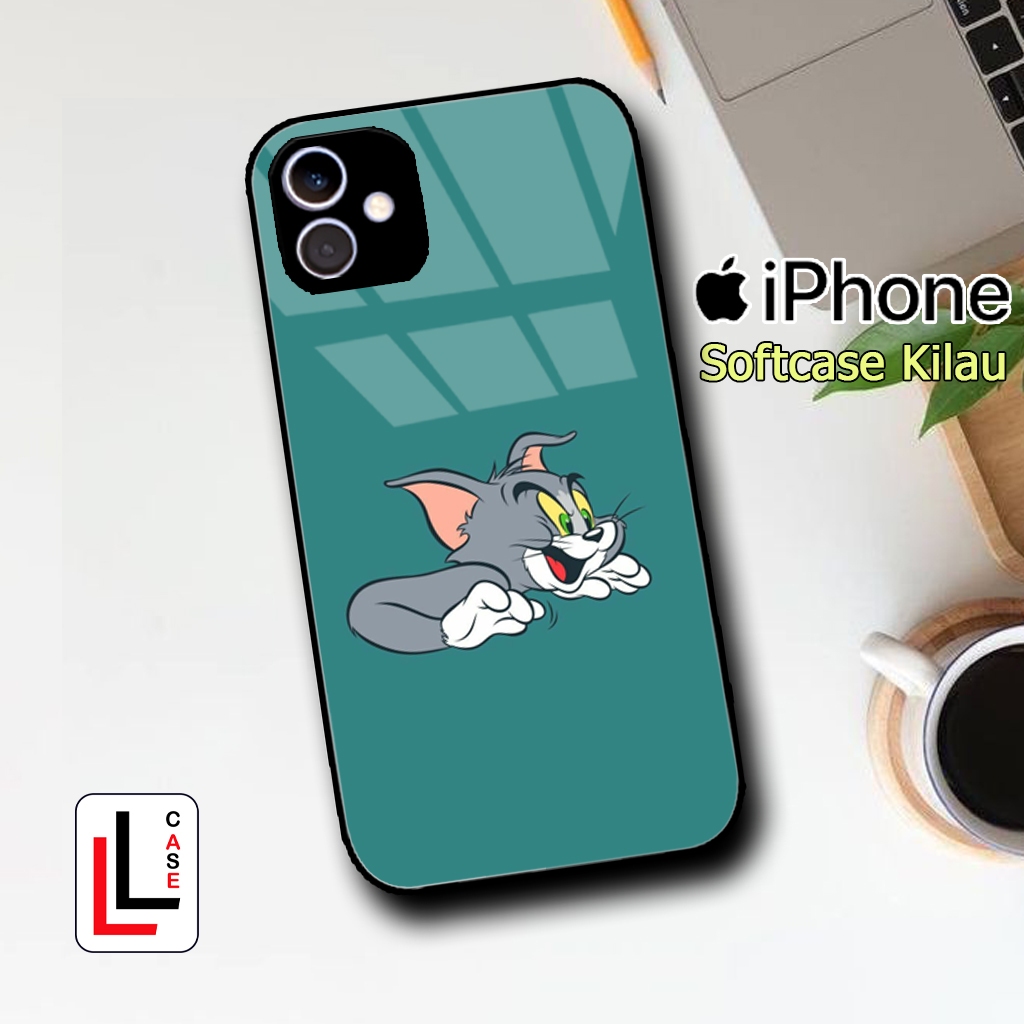 {LL0146} Softcase Glossy Iphone 11 12 13 14 15 Pro Max Mini X XR 7 8 9 6 Case IP Premium Shiny Mirro