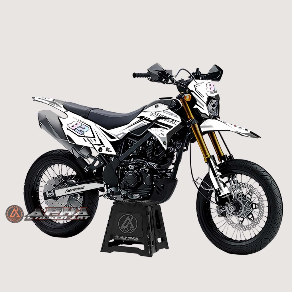 KAWASAKI KLX D-TRACKER BF MOTORCYCLE DECAL STICKER DESIGN 27