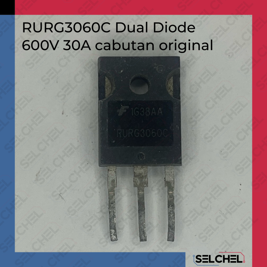 RRUG3060C Dual Diode Diode 600V 30A ส่วนประกอบไฟฟ้าดั้งเดิม