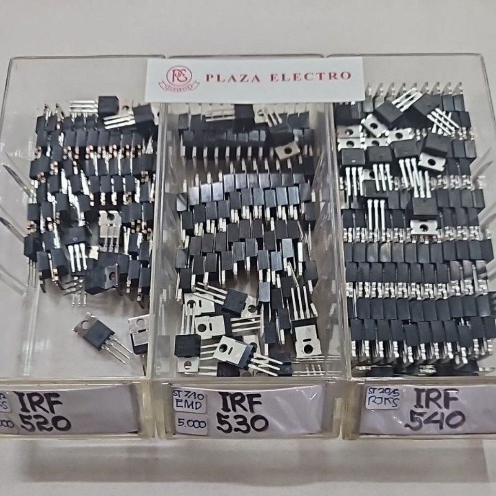 ทรานซิสเตอร์ IC IRF 520 / 530 / 540 N IOR ต้นฉบับ IRF520 IRF530 IRF540