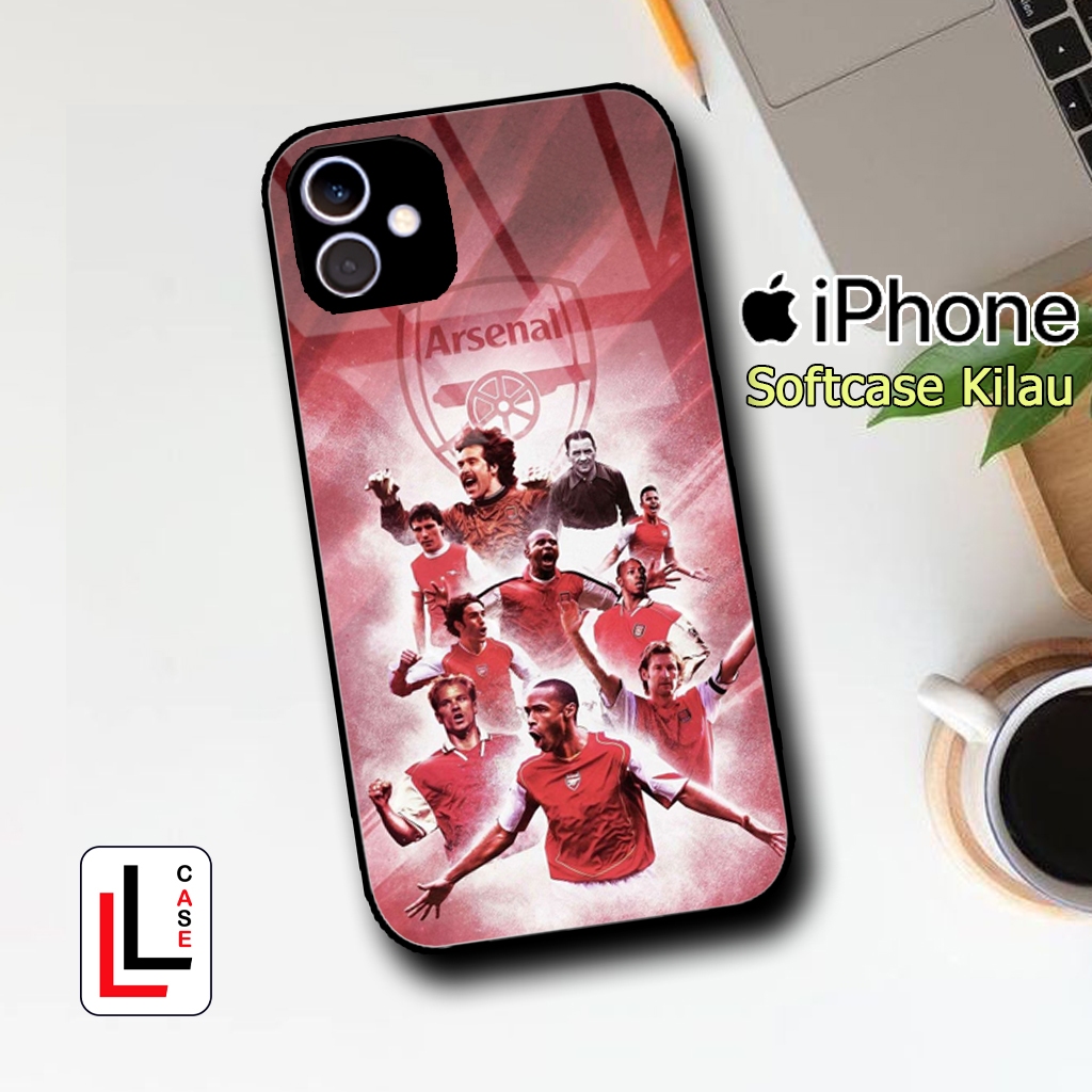 {LL0181} Softcase Glossy Iphone 11 12 13 14 15 Pro Max Mini X XR 6 7 8 Case IP Premium Shiny Mirror 