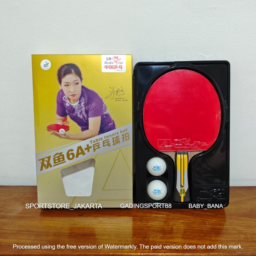 ไม้ปิงปอง ORIGINAL Double Fish 6A+ - Double Fish 6A+ ไม้ปิงปอง - Double Fish 6A+C ไม้ปิงปอง